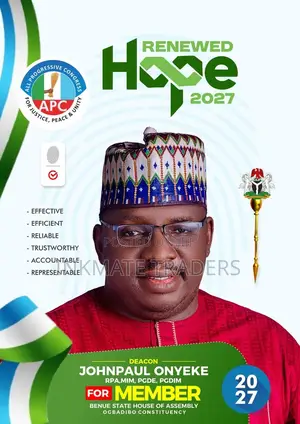 Custom-Printed A3 Election Posters for Your Candidate