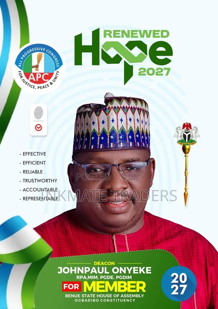 Custom-Printed A3 Election Posters for Your Candidate