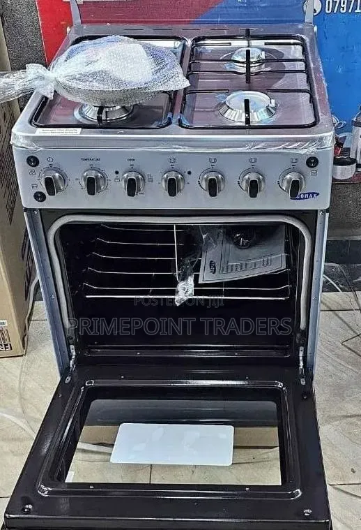 Ecomax Cooker 60 by 60 Electric Oven, Rotisserie, Flame Failure,fan,