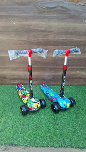 Kids 3-Wheel Scooter With Adjustable Handlebar