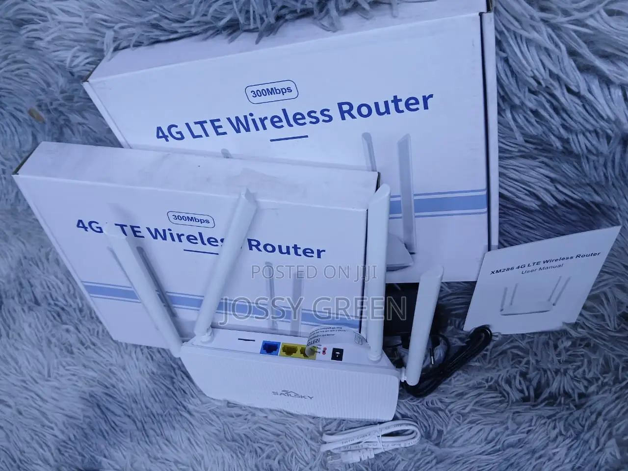 SAILSKY 4G LTE Wireless Router 300Mbps SIM Card WiFi Router 4 Antennas