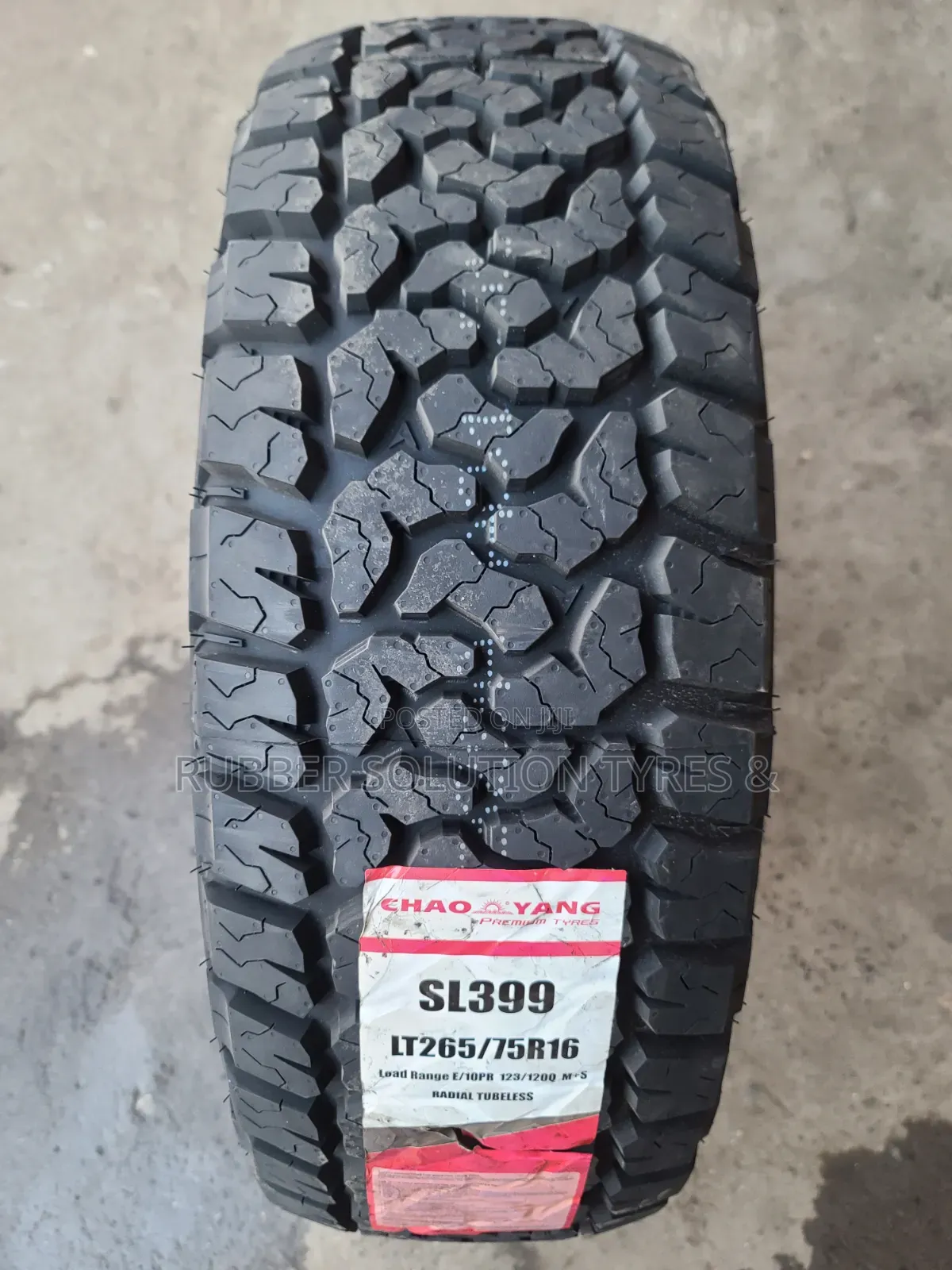 Lt 265 /75 R16 Chaoyang Tyres Sl-399 10pr All-Terrain