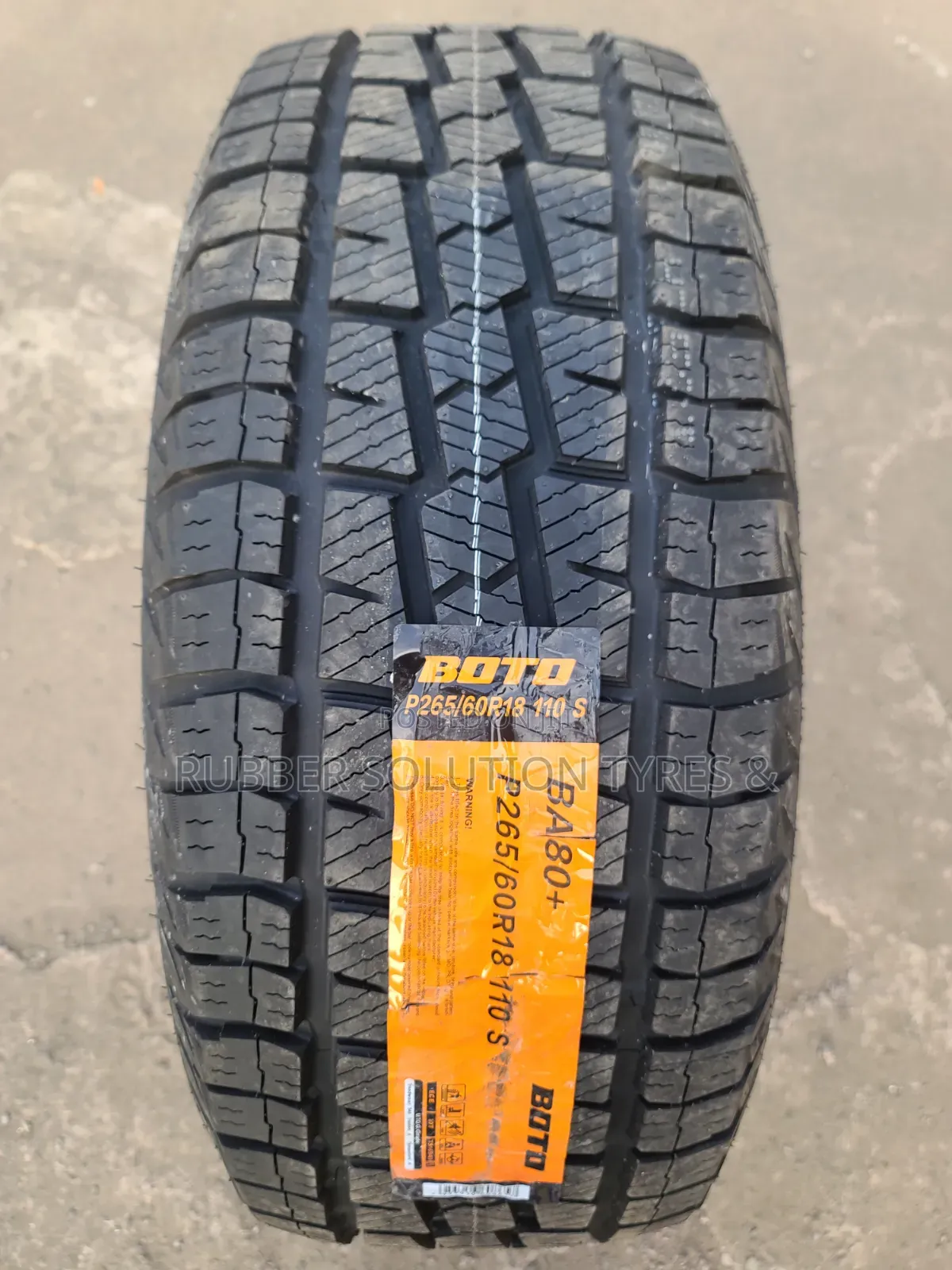 265 /60 R18 BOTO TYRES 110 S All-Terrain