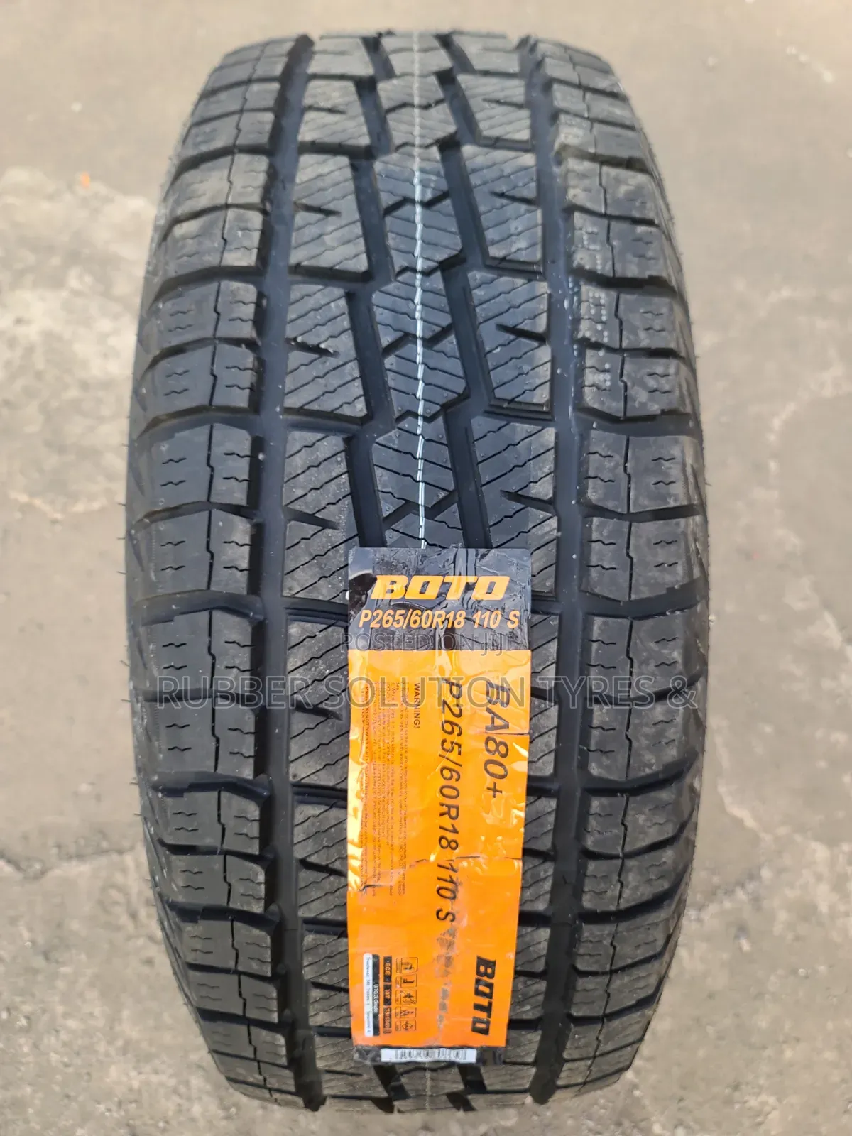 265 /60 R18 BOTO TYRES 110 S All-Terrain