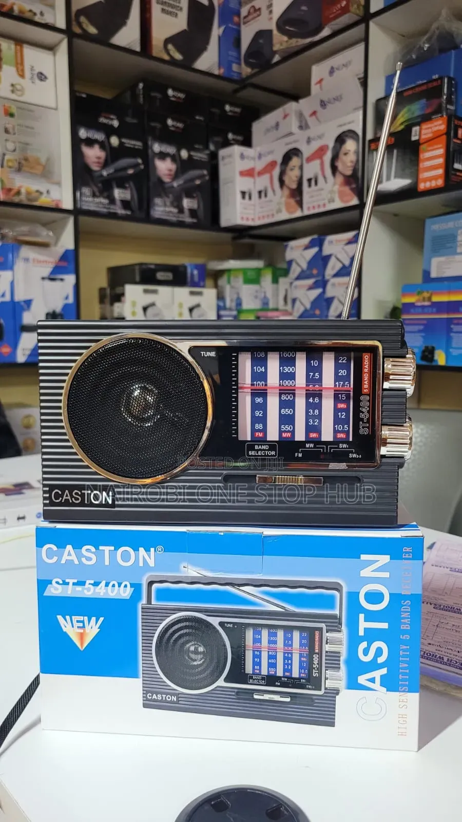 Caston ST-5400, a Portable 5-Band (FM/MW/SW1-3)