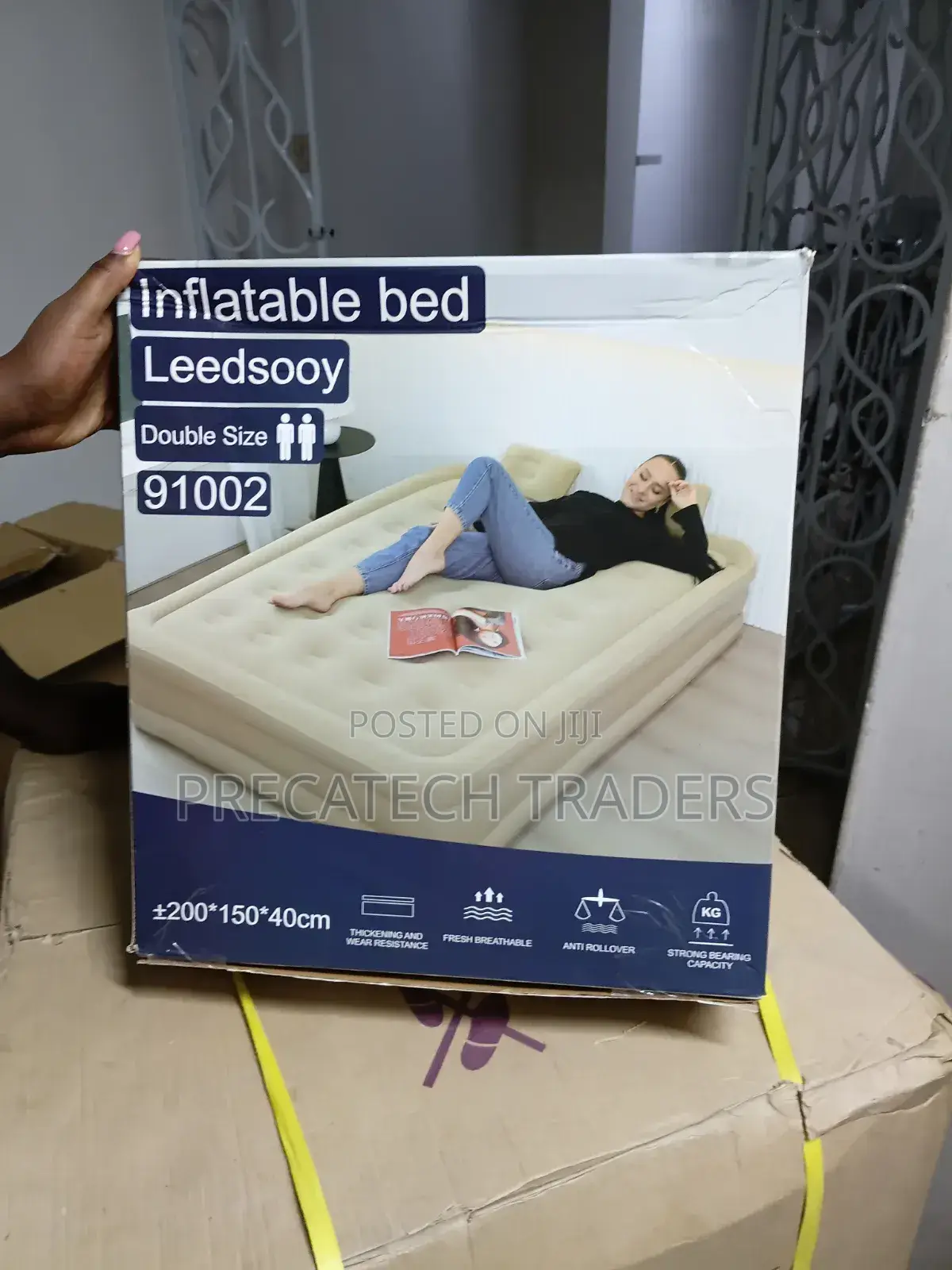 Leedssooy Double Inflatable Mattress 200×150×40cm
