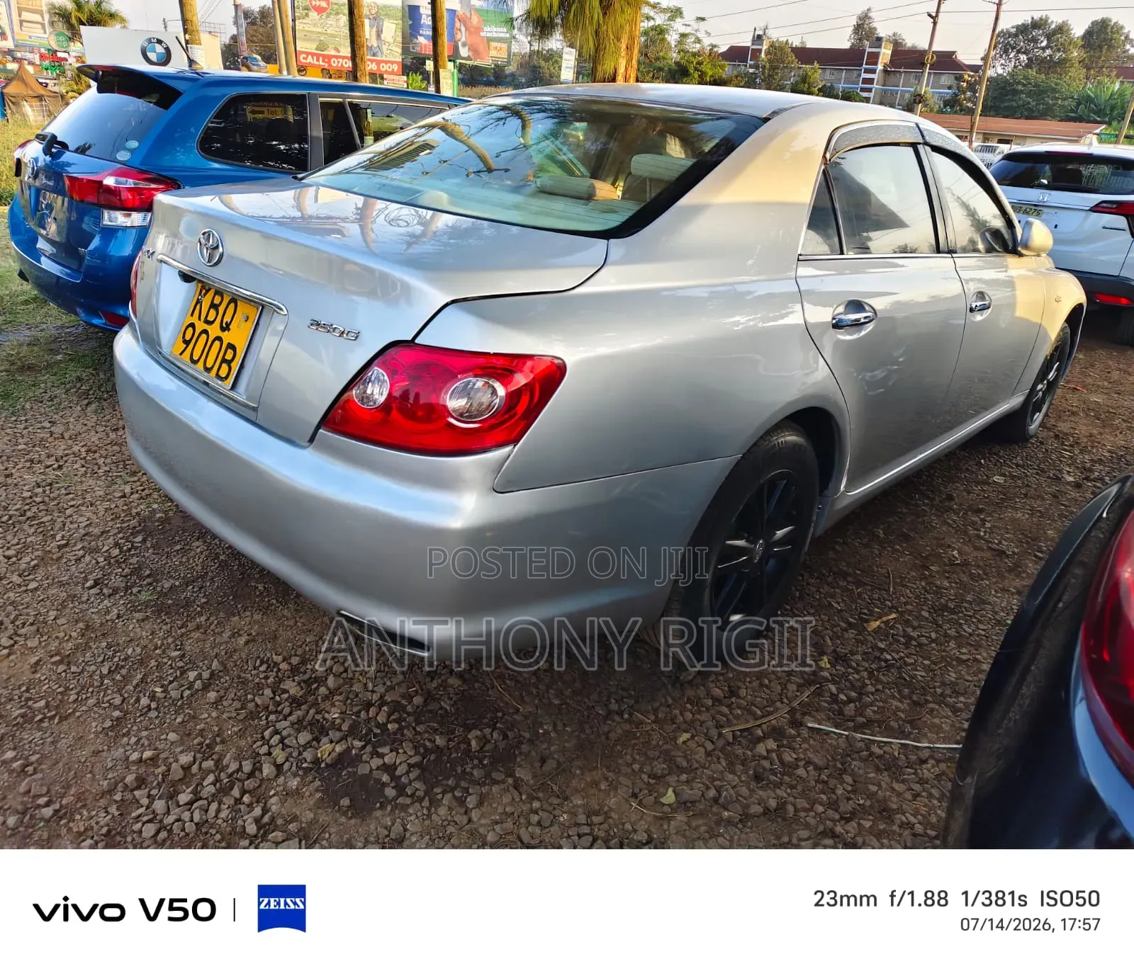 Toyota Mark X 2.5 RWD 2007 Silver