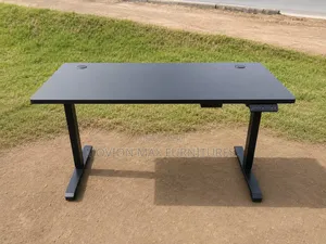 Motorised Electric Black Office Table Office Adjustable Height