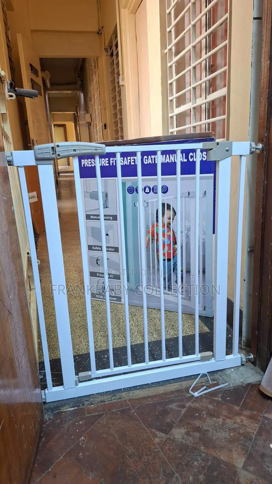 Baby Safety Gate for Stairs Doorways