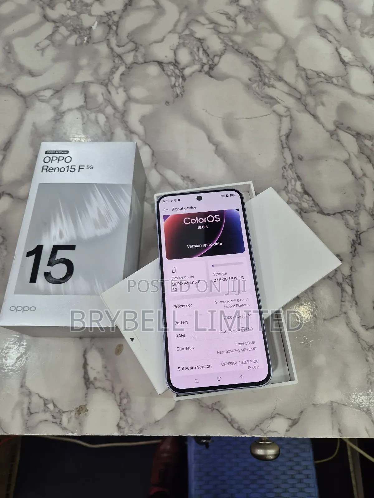 Oppo Reno15 F 5G 512 GB Blue