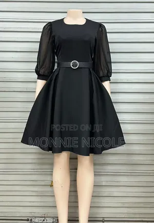 Black Decent Dresses for Funerals