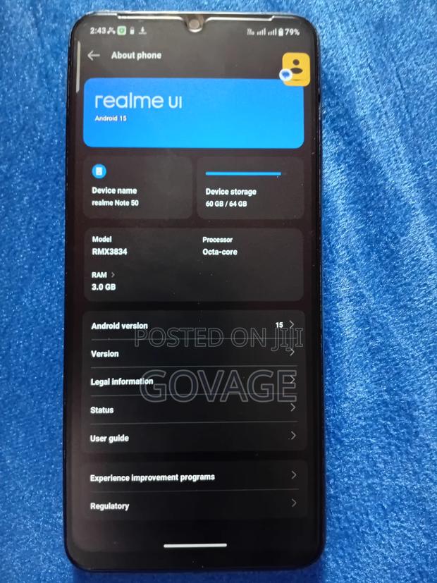 Realme Note 50 64 GB Gray - thumbnail 3