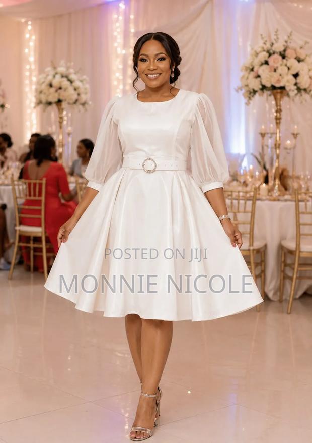 Fashion Ladies Cute Casual White Dress