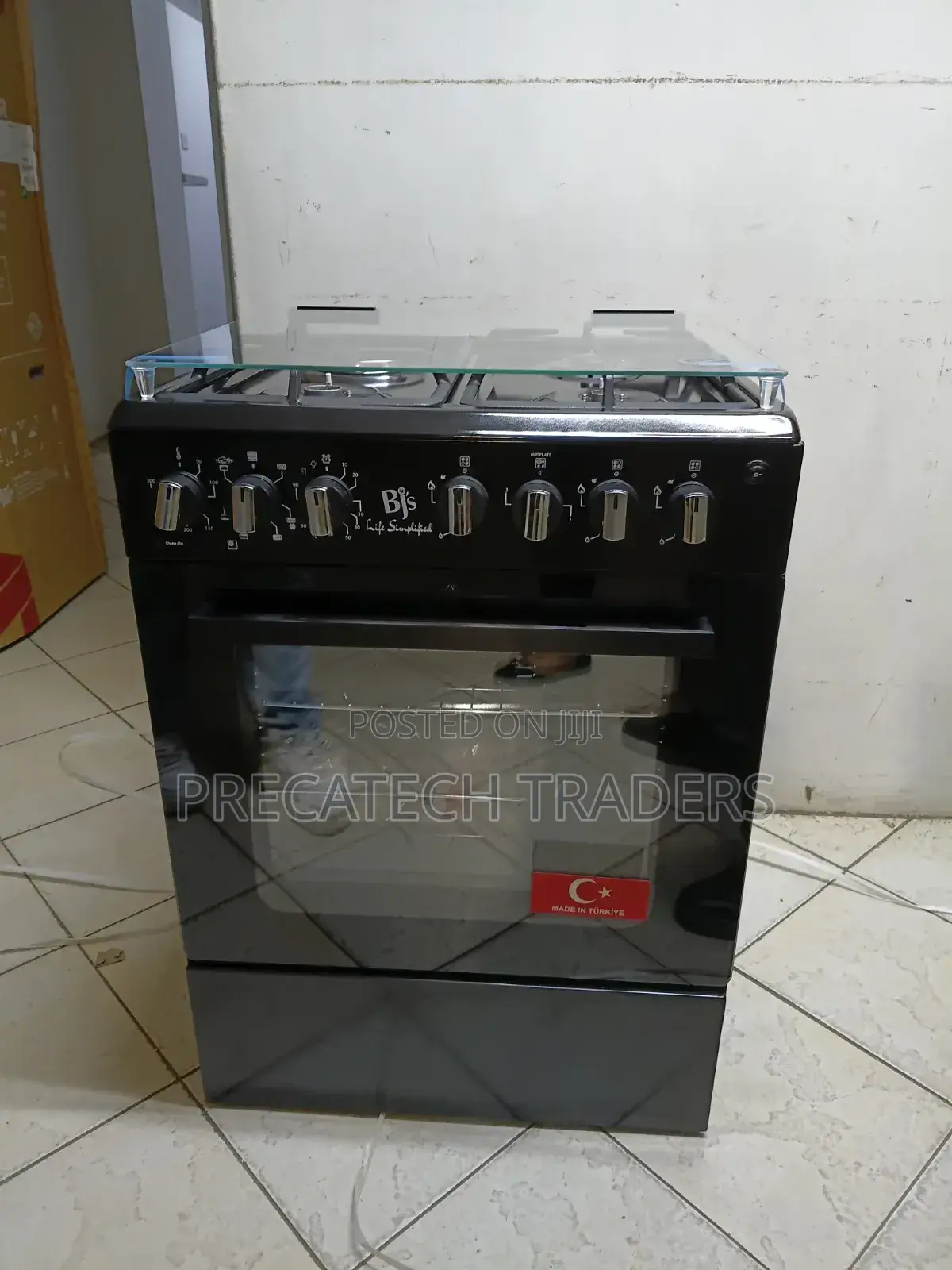 BJS Elite Standing Cooker – 3 Gas + 1 Electric Hotplate
