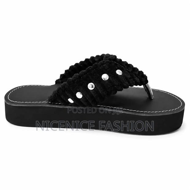 Handmade Plush Comfort Flip Flops - thumbnail 3