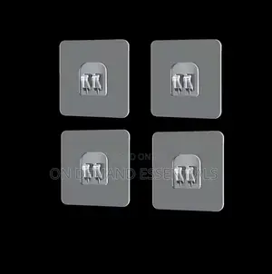 Clear Self Adhesive Hooks 10pcs