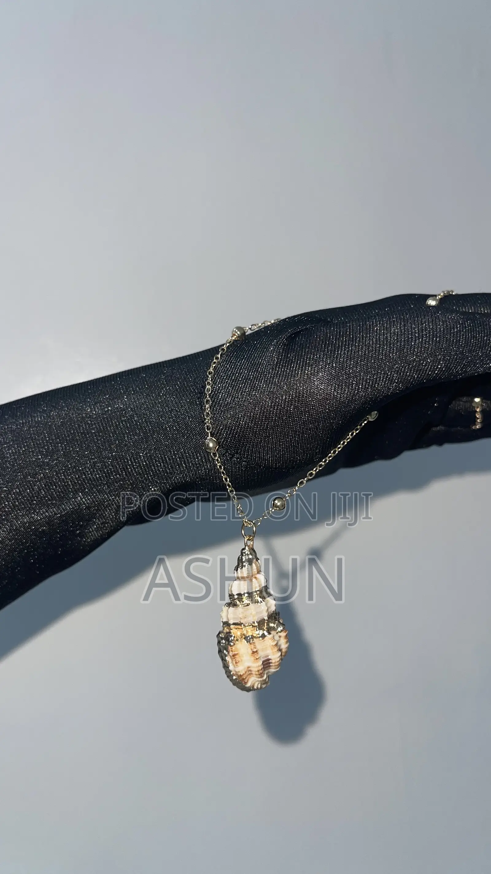 Gold Necklace, Summer Sea Shell, Gold Detailed Accessories