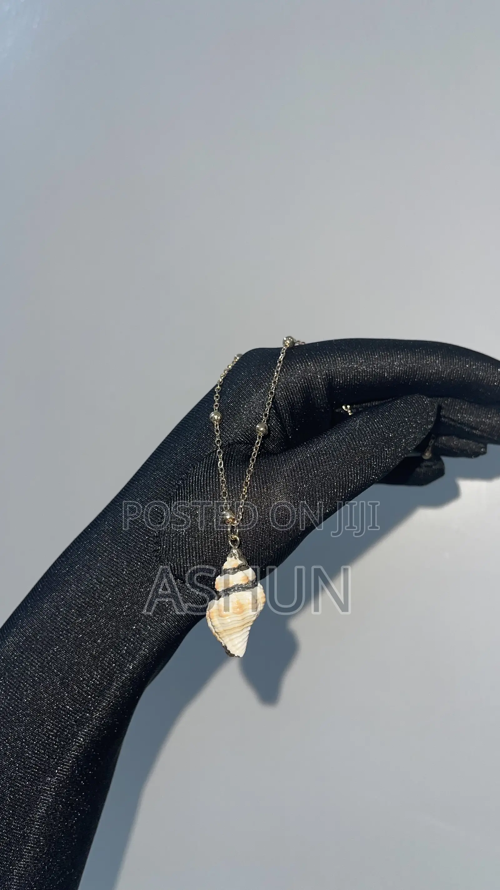 Gold Necklace, Summer Sea Shell, Gold Detailed Accessories