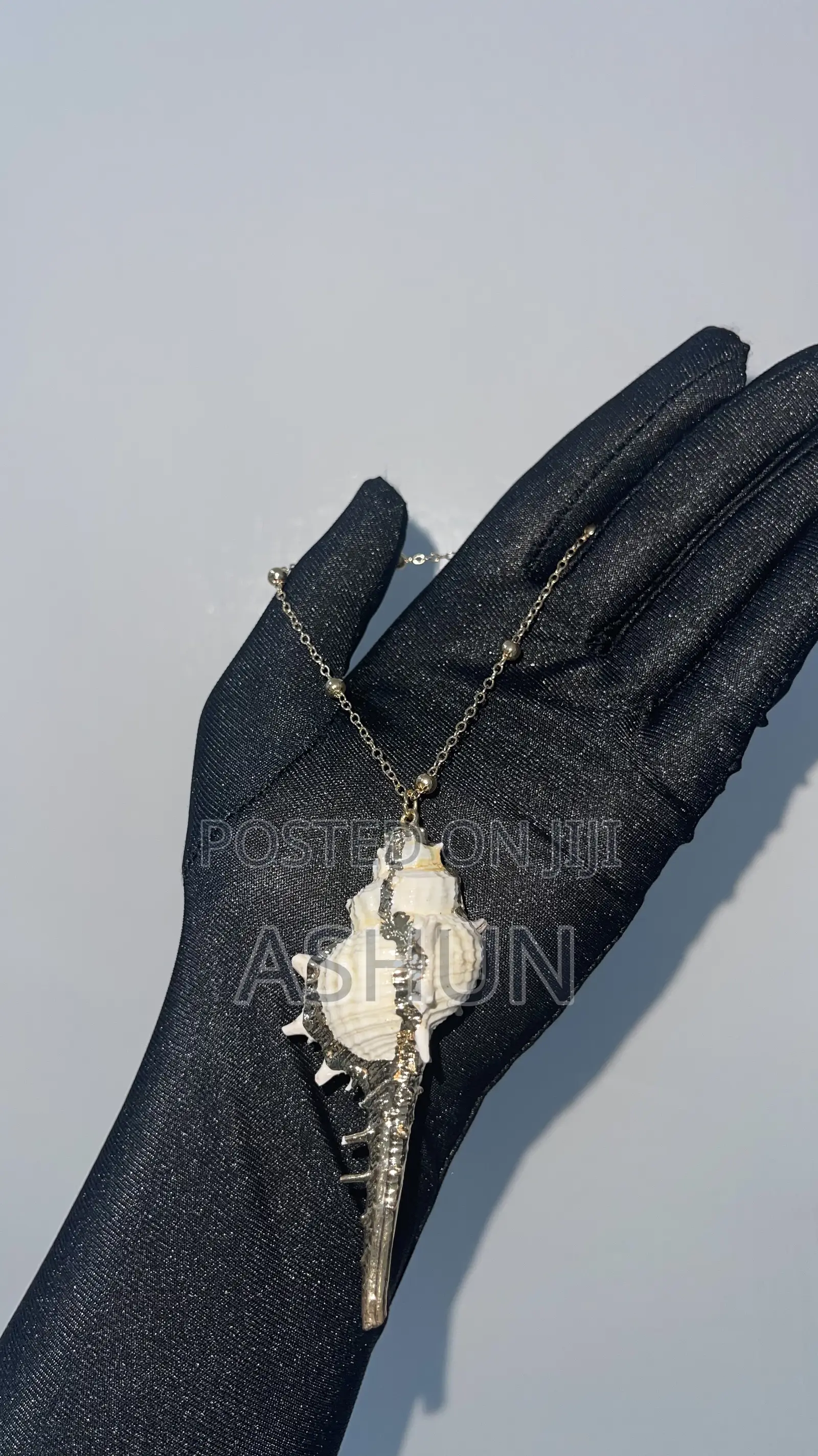 Gold Necklace, Summer Sea Shell, Gold Detailed Accessories