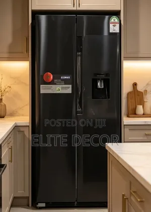 Ecomax 454L Side-by-Side No Frost Refrigerator With Water Dispenser –