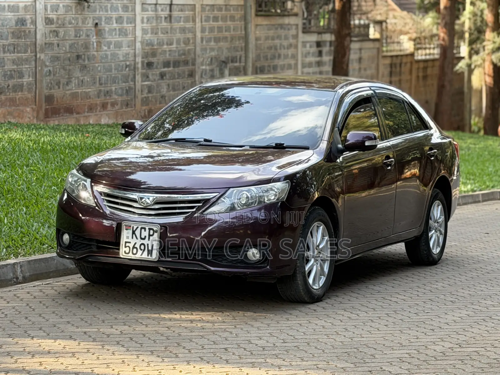 Toyota Allion 2010 Burgundy