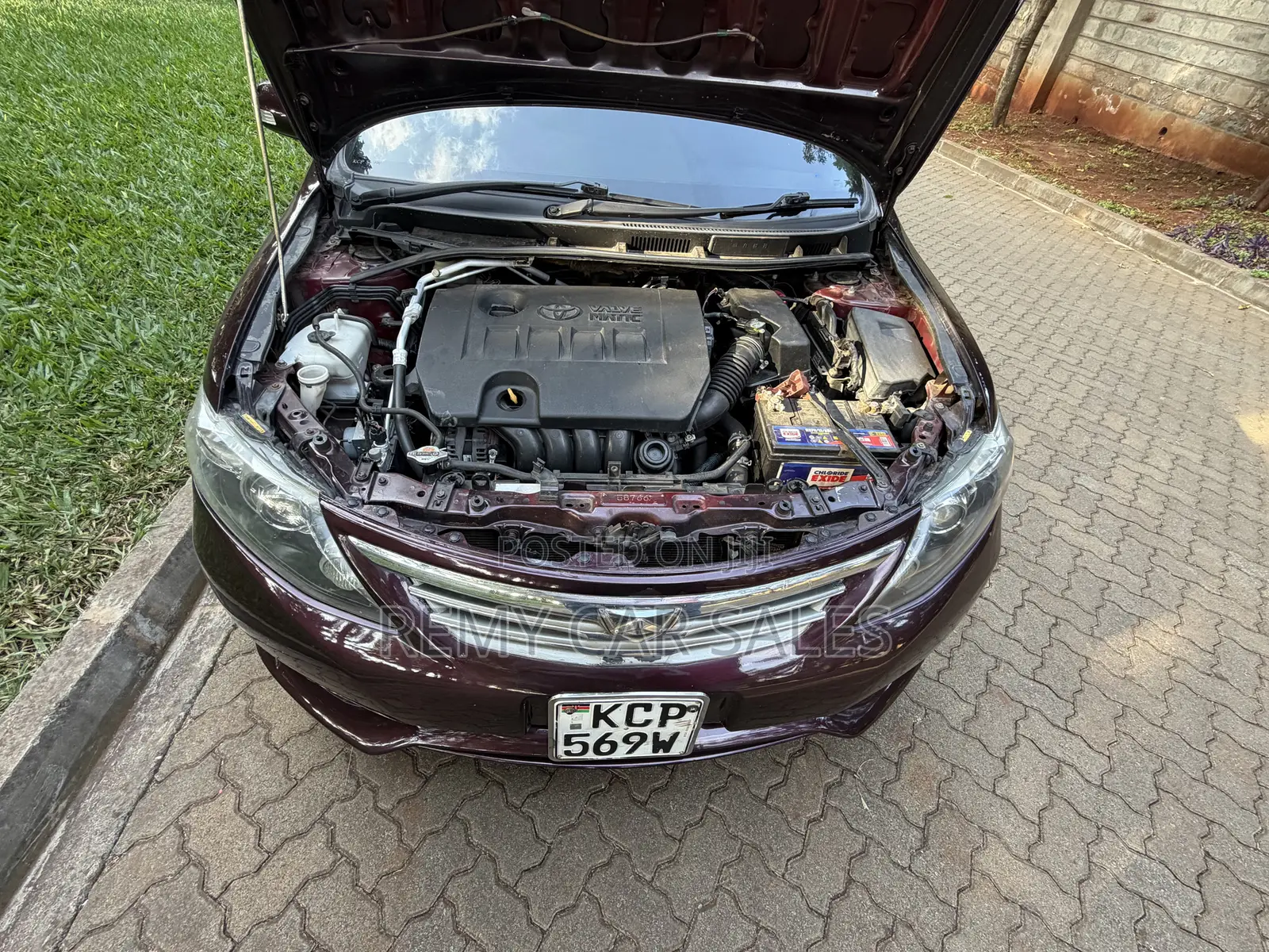 Toyota Allion 2010 Burgundy