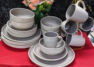Berry Gray Dinner Set