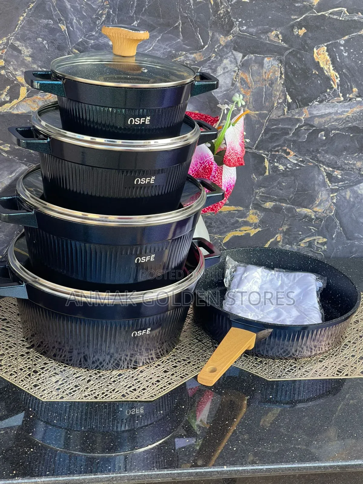 Granite Cookware 
11 PCs Set