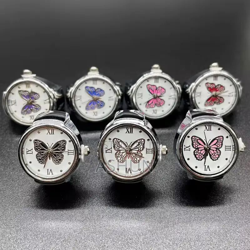 Finger Ring Watches, Small Adjustable Finger Watch