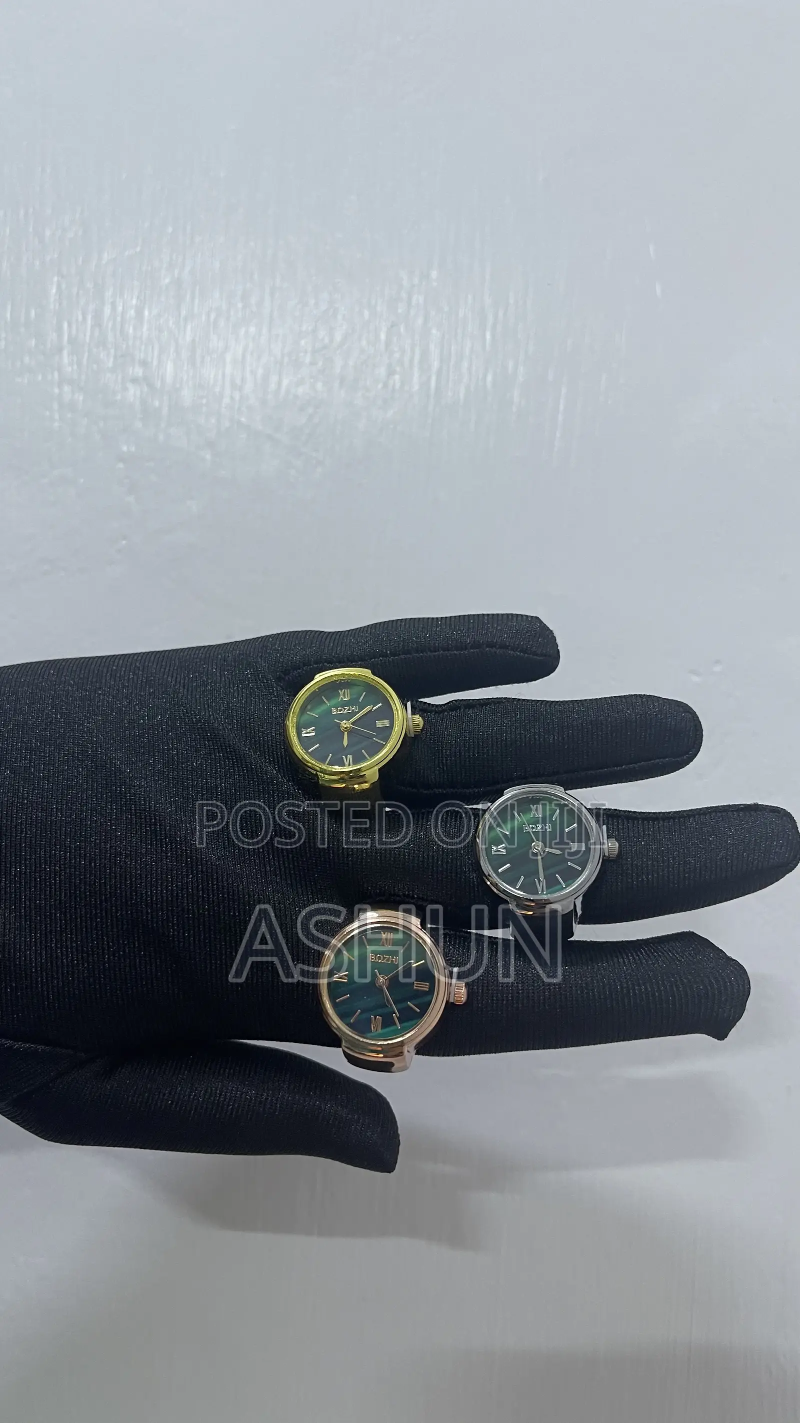Finger Ring Watches, Small Adjustable Finger Watch
