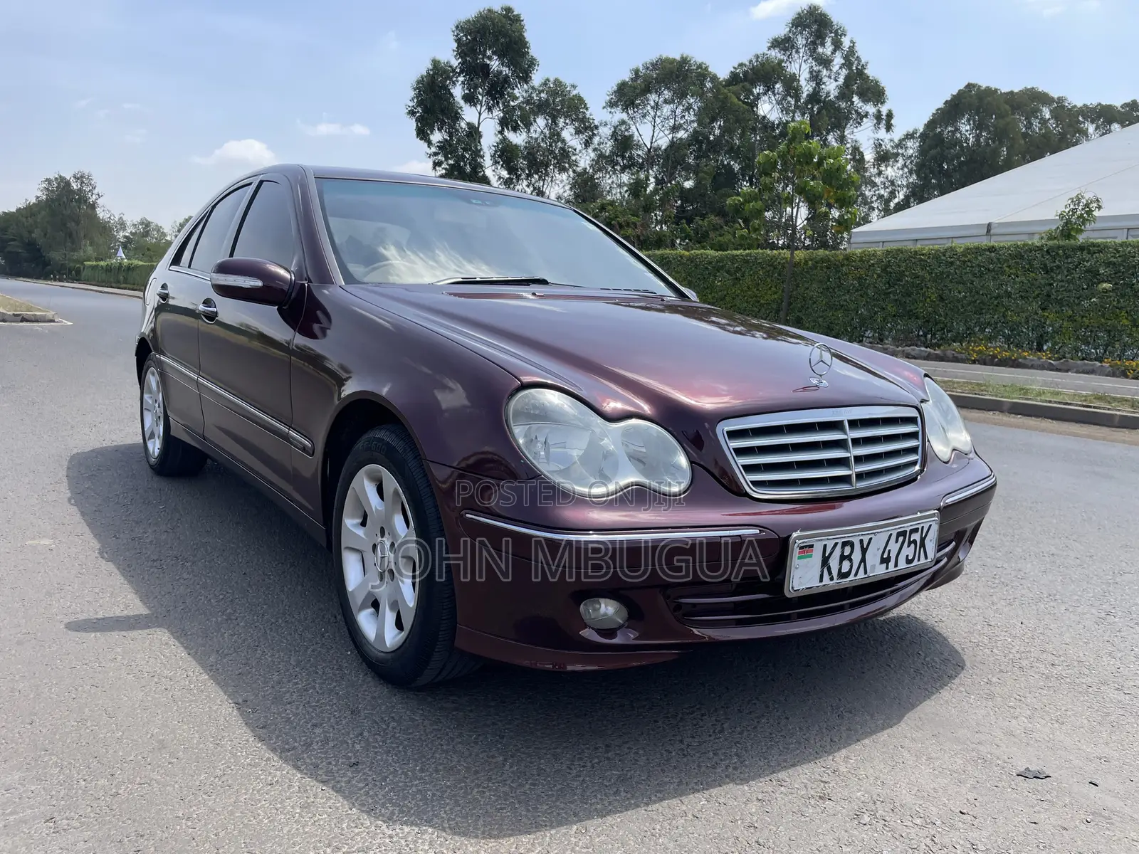 Mercedes-Benz C180 2006 Maroon