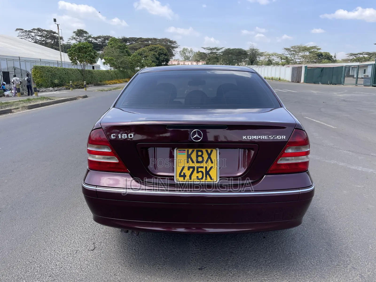 Mercedes-Benz C180 2006 Maroon