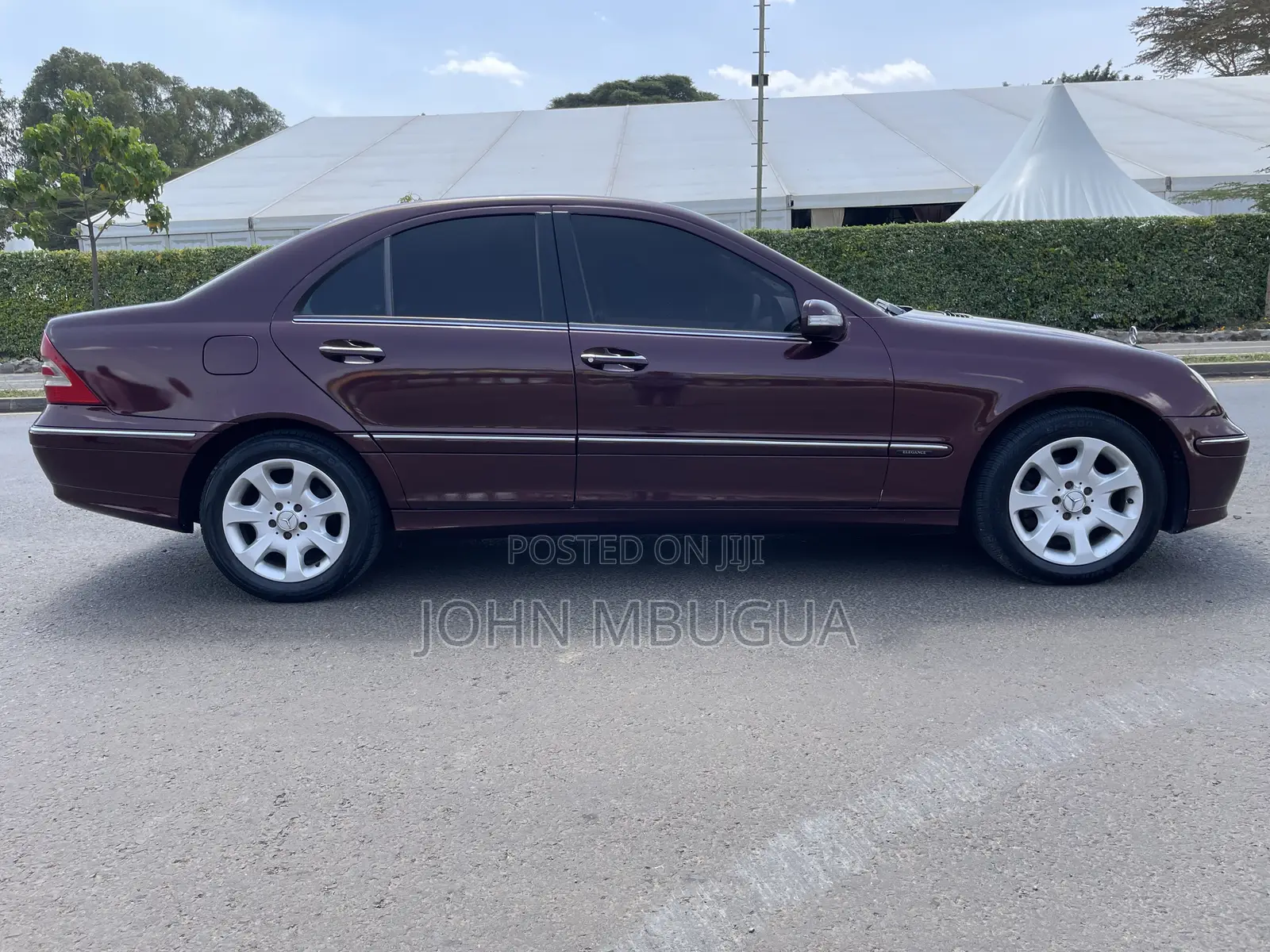 Mercedes-Benz C180 2006 Maroon