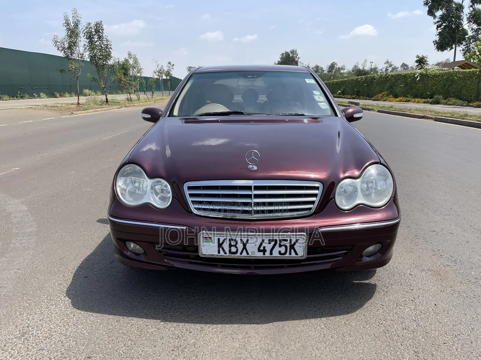 Mercedes-Benz C180 2006 Maroon