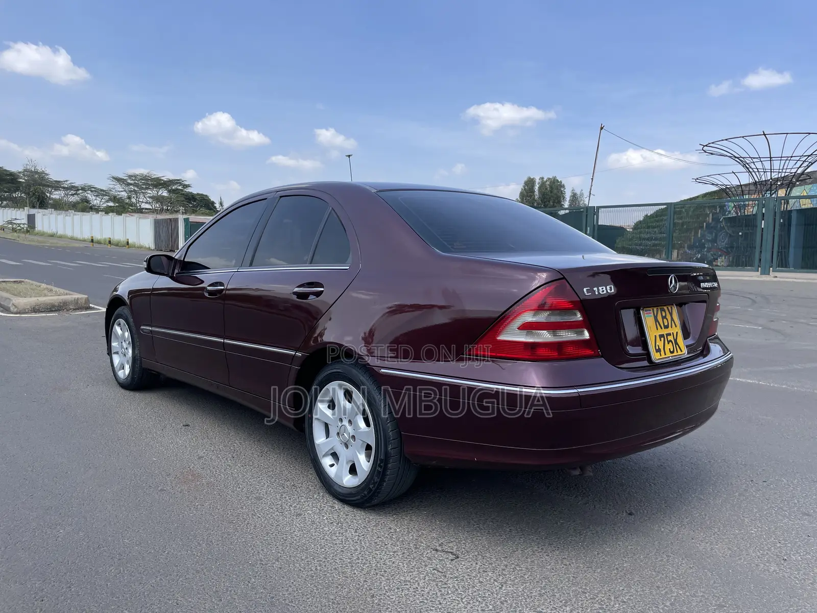 Mercedes-Benz C180 2006 Maroon