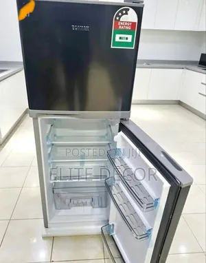 Ecomax 230L Double Door Refrigerator – Dark Silver | Energy