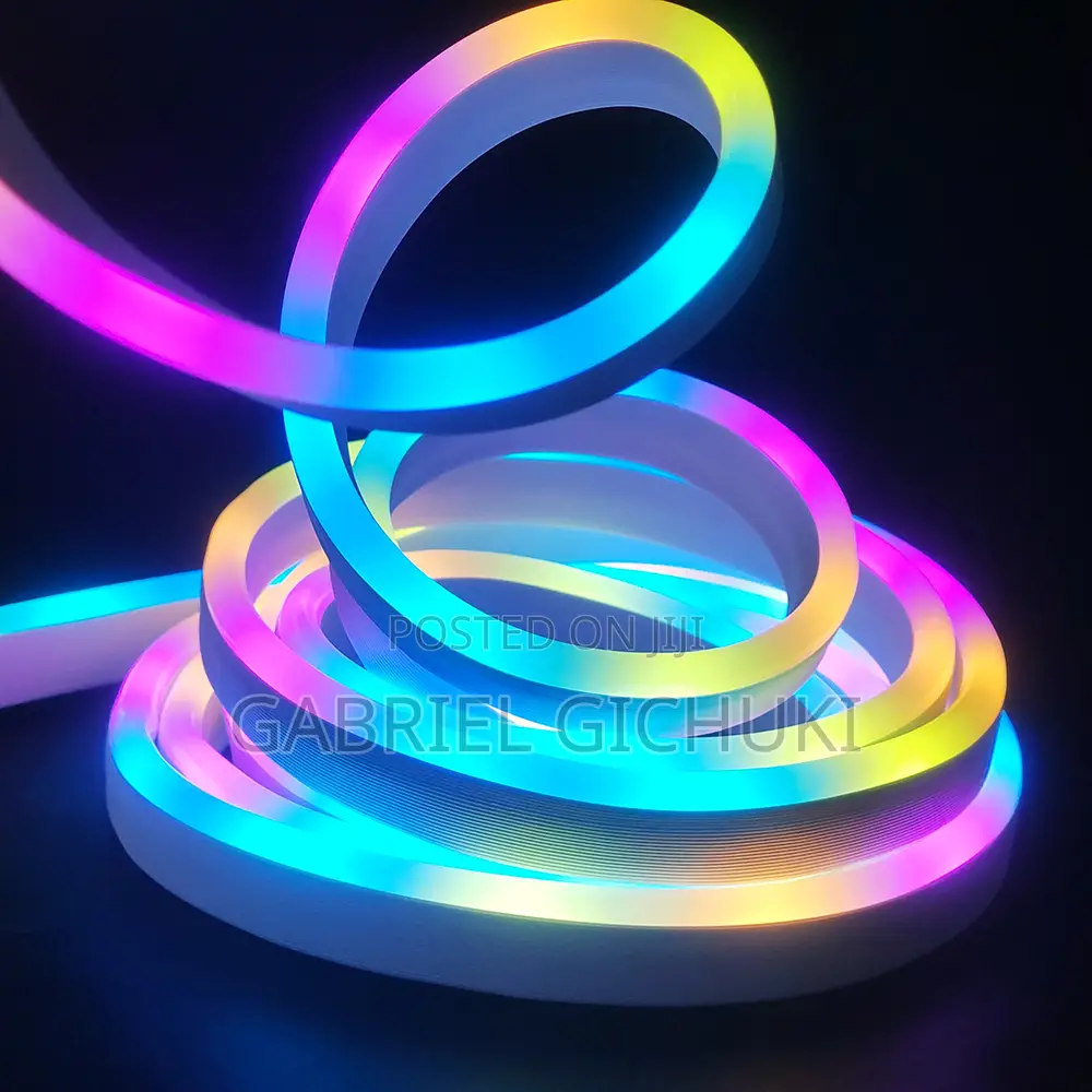 5m/10m RGB LED Neon Rope Lights Multi Color Dimmable Led Rope Lights