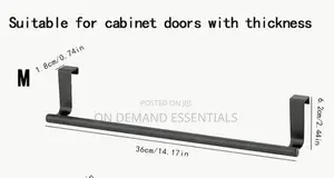 Stainless Steel Kitchen Cabinet Door Storage Rack •With EVA Cushion