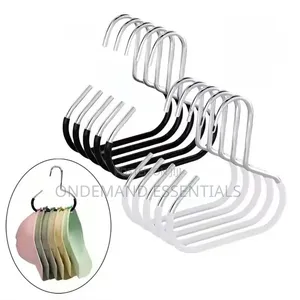 Non Slip Scarf/ Belt /Caps Hanger. White,black 5pc