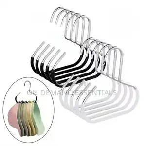 Non Slip Scarf/ Belt /Caps Hanger. White,black 5pc