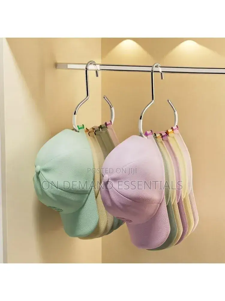 Non Slip Scarf/ Belt /Caps Hanger. White,black 5pc