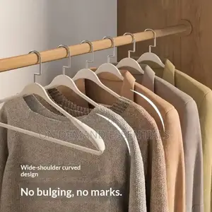 New Arc-Shaped Thickened Clothes Hanger 10 PCS