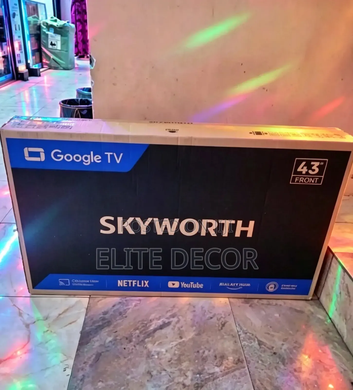 Skyworth 43 Inch QLED Smart Google TV Dolby , Bluetooth Wi-Fi