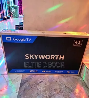 Skyworth 43 Inch QLED Smart Google TV Dolby , Bluetooth Wi-Fi
