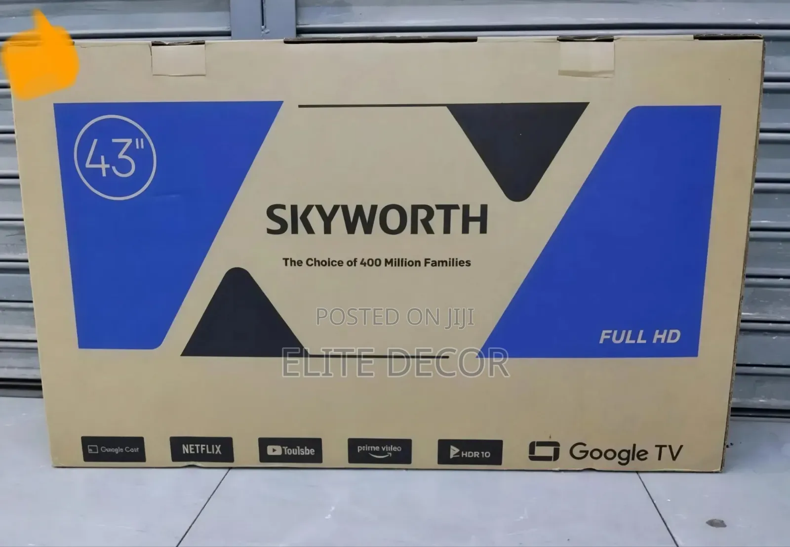 Skyworth 43 Inch QLED Smart Google TV Dolby , Bluetooth Wi-Fi