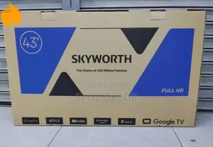 Skyworth 43 Inch QLED Smart Google TV Dolby , Bluetooth Wi-Fi