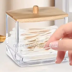Cotton Swab Dispenser Make-Up Storage Organizer