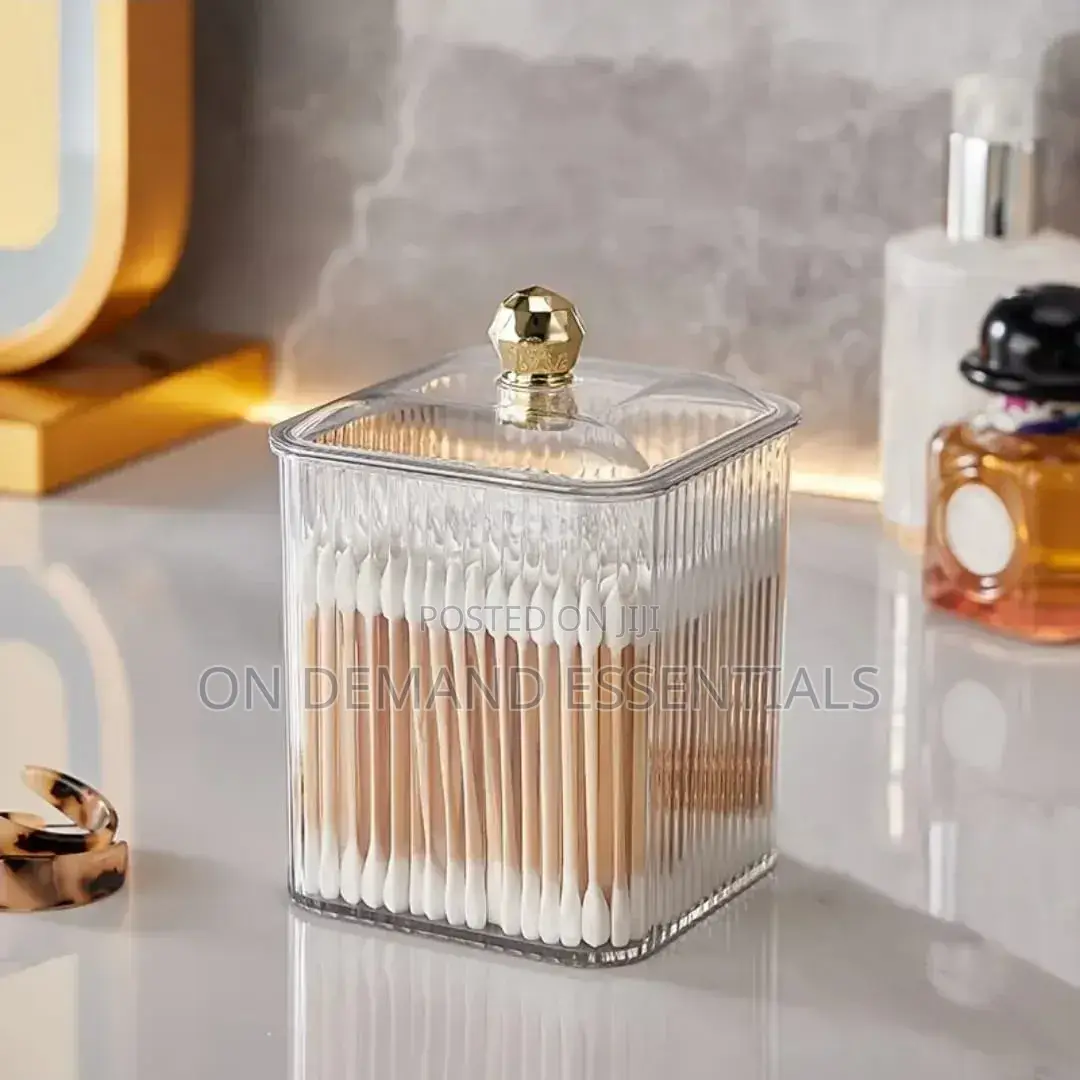 Transparent Cotton Swab Storage Box