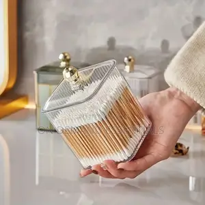 Transparent Cotton Swab Storage Box
