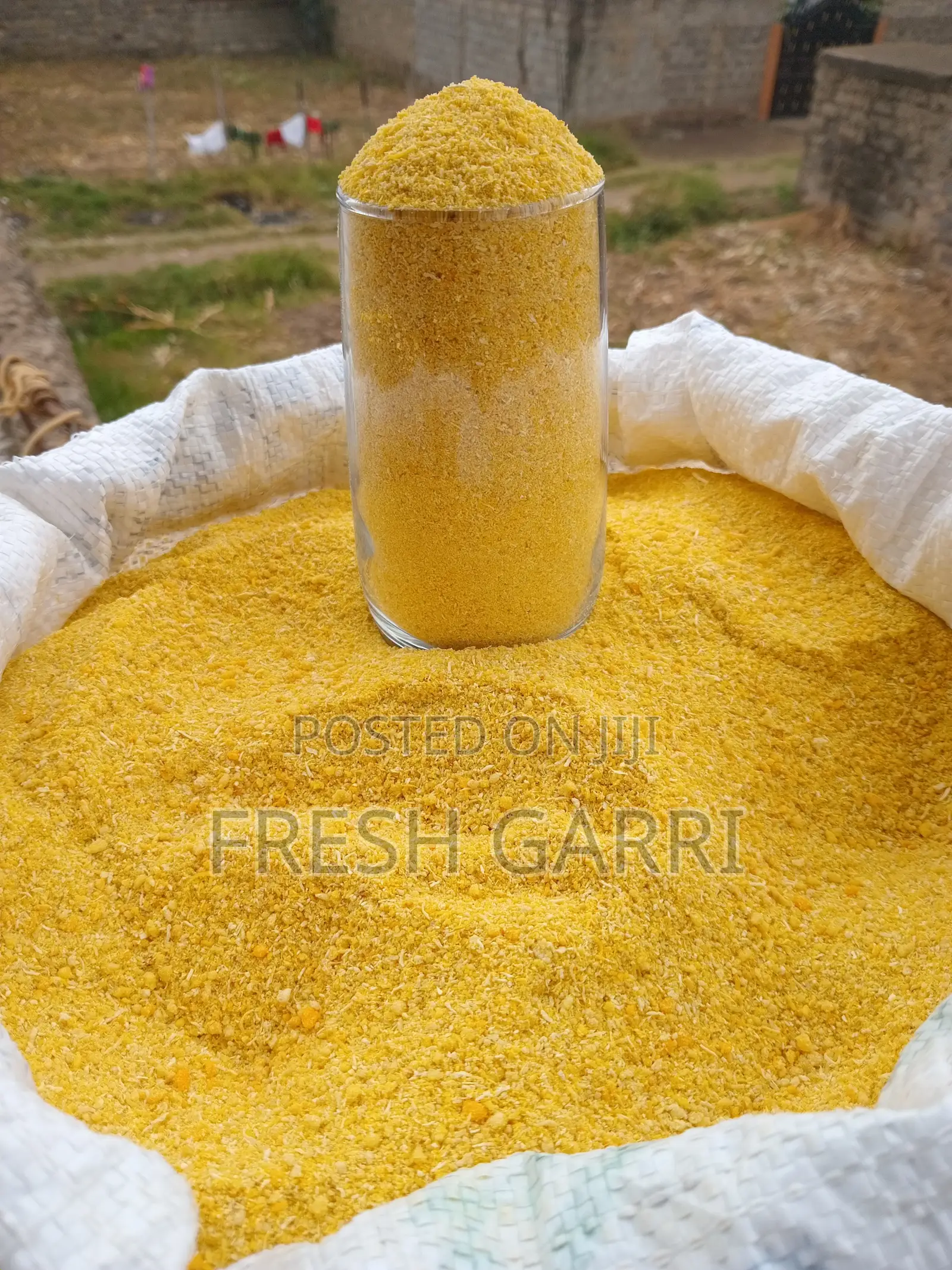 Yellow and White Garri for Sale
